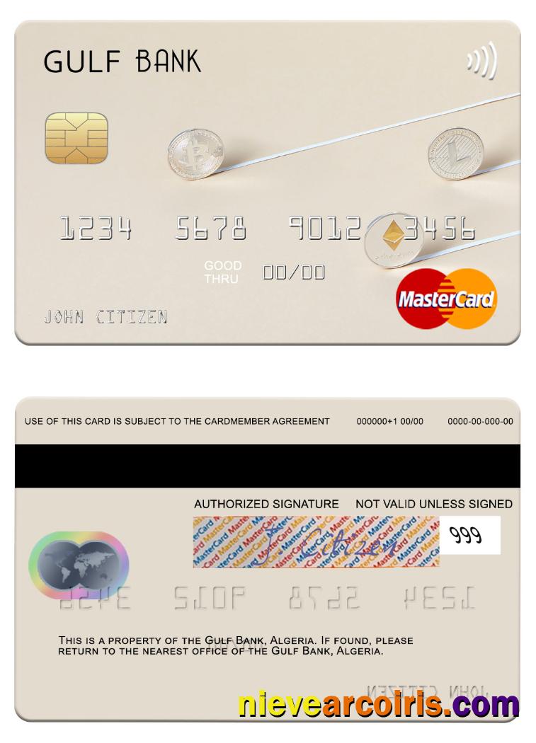 Algeria Gulf Bank mastercard
